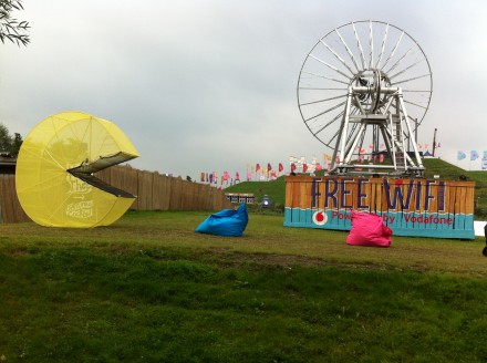 pac-man @ mysteryland 2012